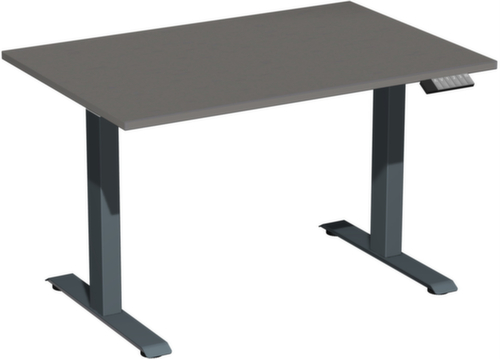 Gera bureau à hauteur réglable électriquement Elevate Basic avec piètement en T