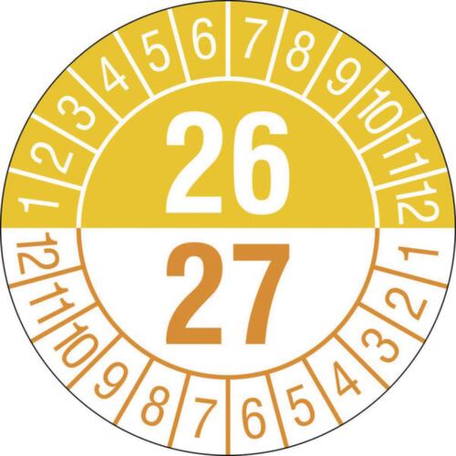 Plaquette de contrôle pour 2 ans