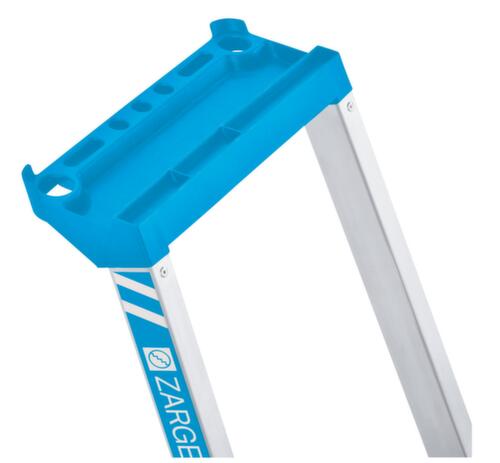 ZARGES Escabeau Nova S accessible d'un côté, 5 marche(s) en tôle striée