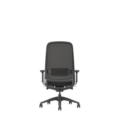 UDOBÄR Fauteuil de bureau pivotant Orsa avec accoudoirs 4D, Dossier maille, noir