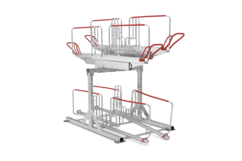 WSM Range-vélos à deux niveaux BikeHub Economy
