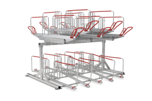 WSM Range-vélos à deux niveaux BikeHub Economy