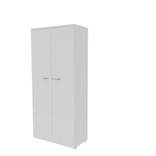 Quadrifoglio Armoire de bureau Practika, 5 hauteurs des classeurs, blanc/blanc