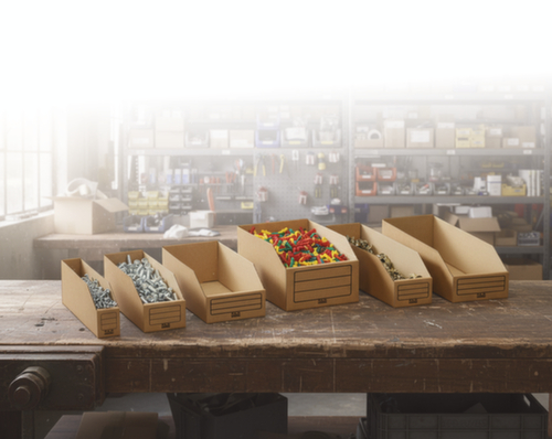 bac compartimentable en carton