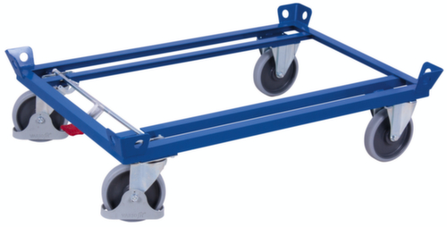 VARIOfit Cadre roulant pour palettes avec œillet de grue, force 500 kg, longueur de plateau 1200 mm