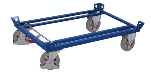 VARIOfit Cadre roulant pour palettes avec œillet de grue, force 1200 kg, longueur de plateau 1200 mm
