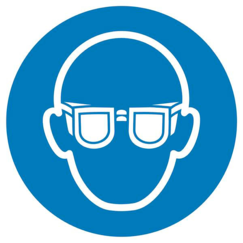 Panneau d'obligation Utiliser une protection des yeux
