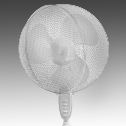 Fan de piédestal, blanc