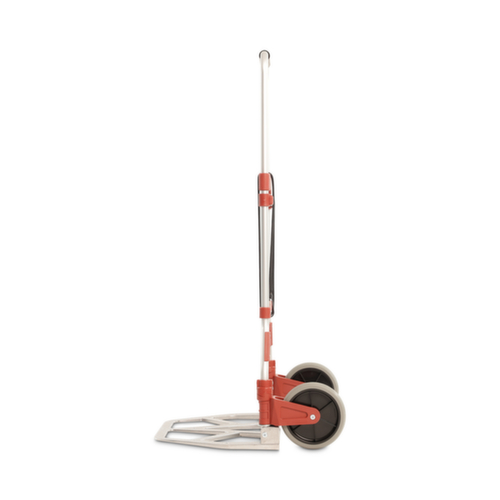 UDOBÄR diable de manutention en aluminium rabattable, force 100 kg, caoutchouc plein bandage
