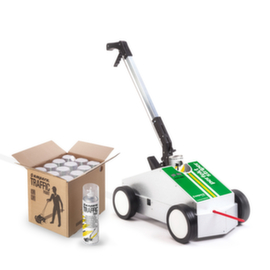 a.m.p.e.r.e. Kit de marquage au sol TRAFFIC avec 12 bombes de peinture