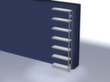 hofe Rayonnage à traverses type standard, hauteur x largeur x profondeur 3000 x 1010 x 335 mm, 7 tablettes