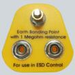 prise de terre ESD pour tapis antifatigue, jaune