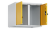 rehausse d'armoire avec double compartiment