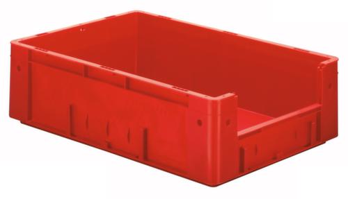 Euronorm-Stapelbehälter mit Eingriff, rot, Inhalt 31 l Standard 1 L