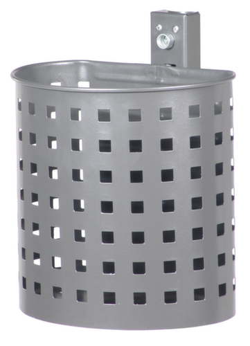 Abfallbehälter für Wand- oder Pfostenmontage, 20 l, DB703 anthrazit Standard 1 L