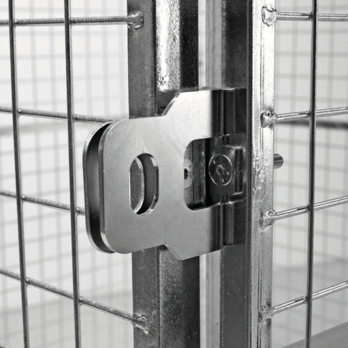 TROAX Schiebetür für Trennwandsystem, Breite 1900 mm Detail 1 L