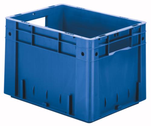 Euronorm-Stapelbehälter, blau, Inhalt 23,3 l Standard 1 L