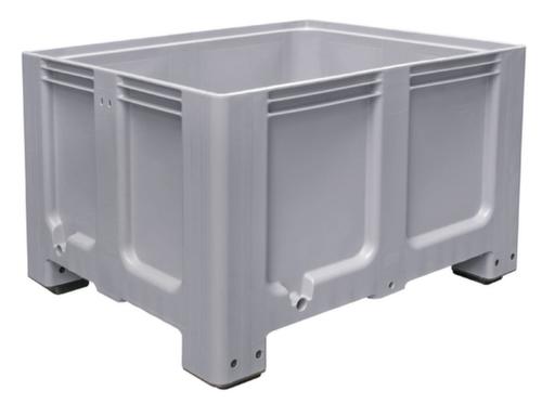 Großbehälter für Kühlhäuser, Inhalt 610 l, anthrazit, 4 Füße Standard 1 L