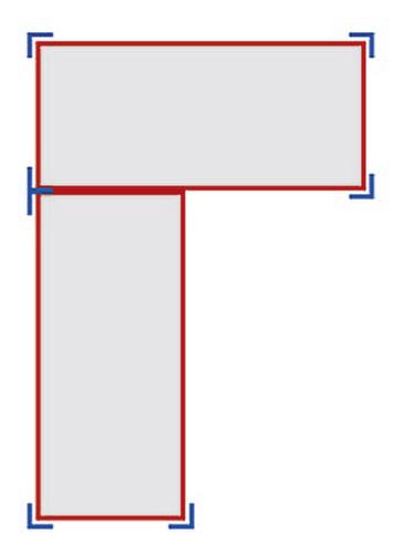 Spanplatten-Steckregal mit 4 Böden, Höhe x Breite x Tiefe 1800 x 910 x 600 mm, 4 Böden Technische Zeichnung 1 L
