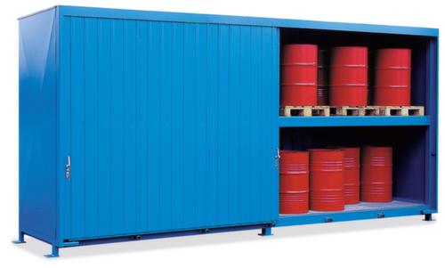 Lacont Gefahrstoff-Regalcontainer für maximal 120 200-Liter-Fässer