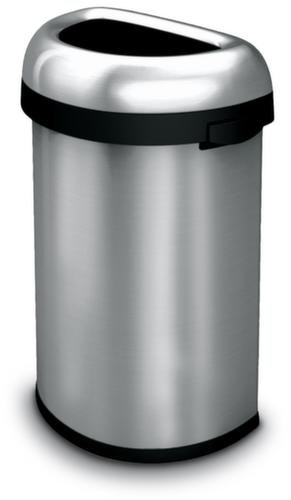 Offener Edelstahl-Abfallbehälter, 60 l Standard 1 L