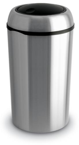 Edelstahl-Abfallbehälter mit Schwingdeckel, 75 l Standard 1 L