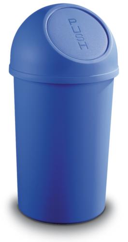 helit Push-Abfallbehälter, 25 l, blau Standard 1 L