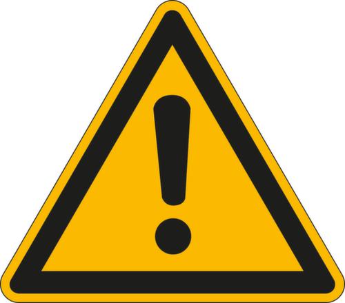 Warnschild allgemeines Warnzeichen, Aufkleber Standard 1 L