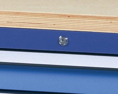 Thurmetall Werkbank, 3 Schubladen, 1 Ablageboden Detail 1 L