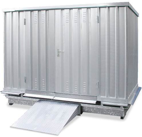 Lacont Gefahrstoff-Container fertig montiert, Lagerung passiv, Breite x Tiefe 3075 2075 mm Artikel ähnlich 1 L