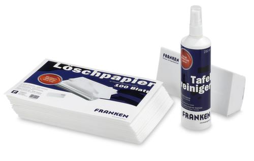 Franken Tafelreinigungsset mit Spray, Wischer und Tüchern Standard 1 L