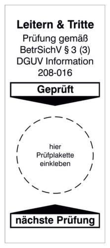 Grundplakette und Gebrauchsanweisungen Standard 1 L