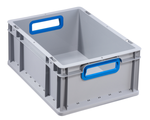 Allit Euronorm-Stapelbehälter Eco, grau/blau, Länge x Breite 400 x 300 mm Standard 1 L