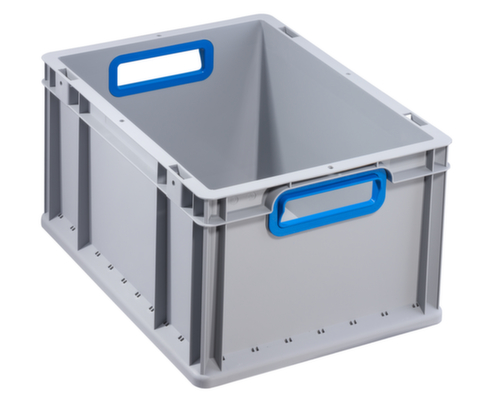 Allit Euronorm-Stapelbehälter Eco, grau/blau, Länge x Breite 400 x 300 mm Standard 1 L