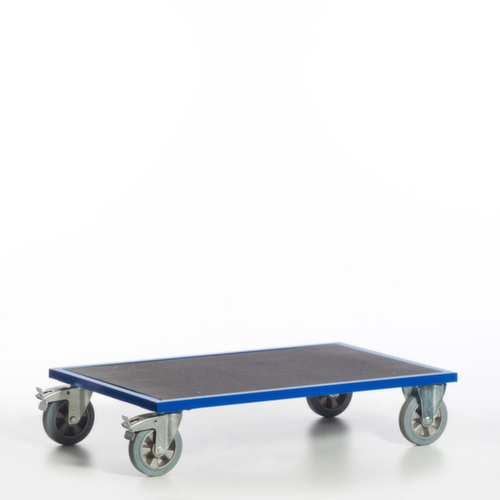 Rollcart Plattformwagen mit rutschsicherer Ladefläche, Traglast 1200 kg, Ladefläche 1000 x 700 mm Standard 1 L