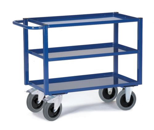 Rollcart Tischwagen mit Wannenböden 995x695 mm, Traglast 400 kg, 3 Etagen Standard 1 L