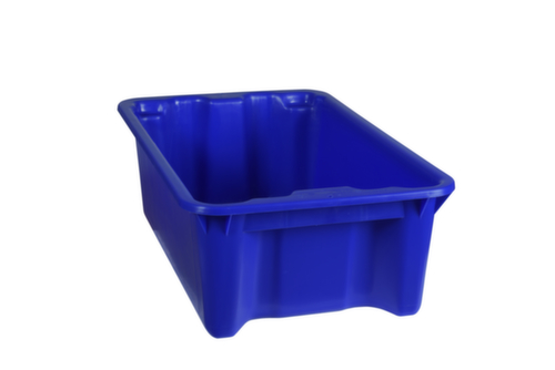 Drehstapelbehälter, blau, Inhalt 34 l Standard 1 L