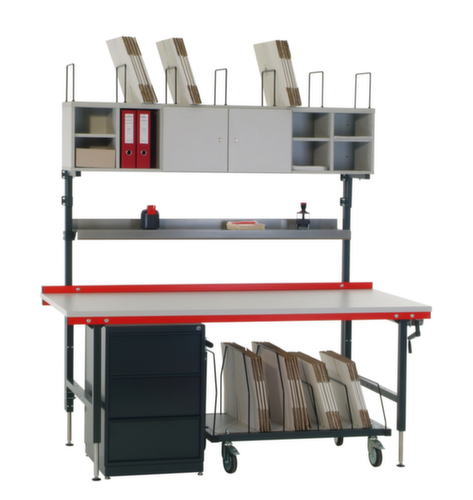 Rocholz Schranksystem 2000 für Packtisch, Höhe 585 mm Milieu 2 L