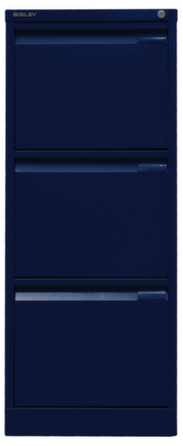 Bisley Hängeregistraturschrank, 3 Auszüge, oxfordblau/oxfordblau Standard 2 L