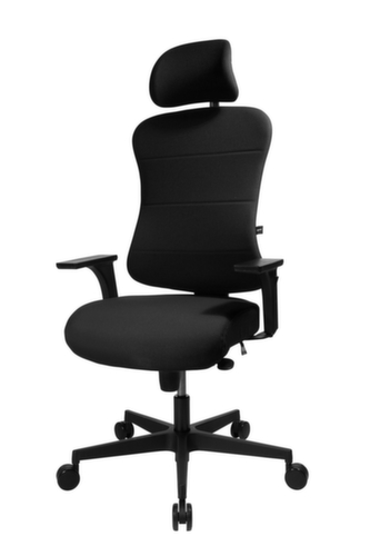Topstar Bürodrehstuhl Art Comfort mit Kopfstütze, schwarz Standard 6 L