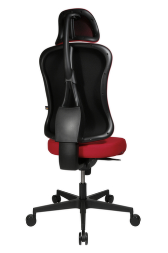 Topstar Bürodrehstuhl Art Comfort mit Kopfstütze, rot Standard 10 L