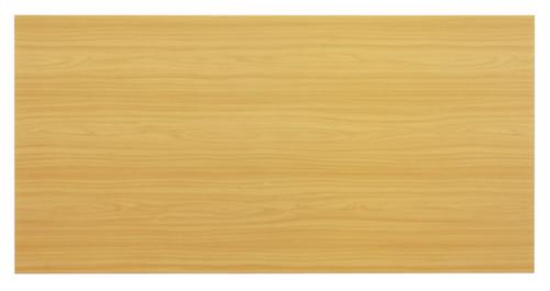 Schreibtisch Terra Nova mit C-Fußgestell, Breite x Tiefe 1600 x 800 mm, Platte Buche Detail 2 L