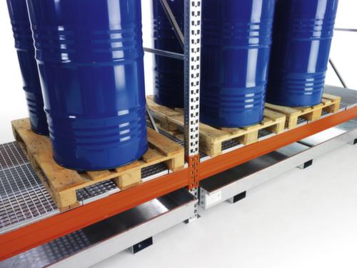 Lacont Gitterrostboden für Palettenregal für Fässer, Breite 2700 mm Standard 1 L