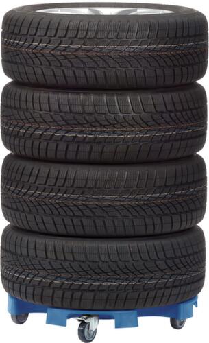 fetra Reifenroller TYRE TROLLEY, Ø 630 mm, für 8 x Reifen/4 x Kompletträder Milieu 1 L