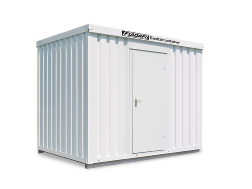 Säbu Dusch-/Toilettencontainer FLADAFI® 2.3, Höhe x Breite x Tiefe 2500 x 3050 x 2170 mm Standard 2 L