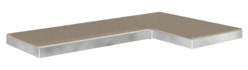 Spanplattenboden für Lager-Eckregal, Breite x Tiefe 890 x 390 mm Standard 1 L