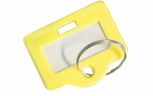 Schlüsselanhänger für Schlüsselschrank, gelb Standard 1 L
