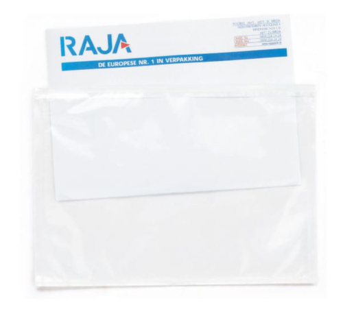 Raja Begleitpapiertasche im Minipack blanco, DIN lang Standard 3 L