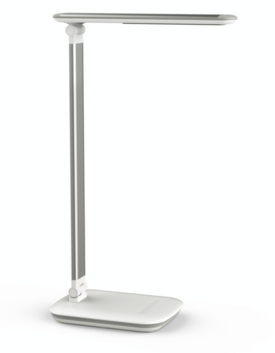 MAUL Dimmbare LED-Schreibtischleuchte MAULjazzy, Licht neutralweiß, weiß