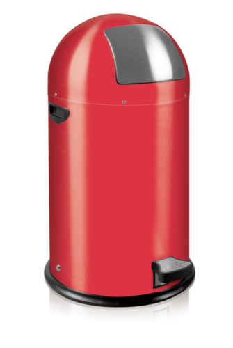 Feuersicherer Abfallbehälter EKO Kickcan, 33 l, rot Standard 1 L
